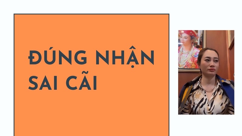 Đúng nhận sai cãi là gì?